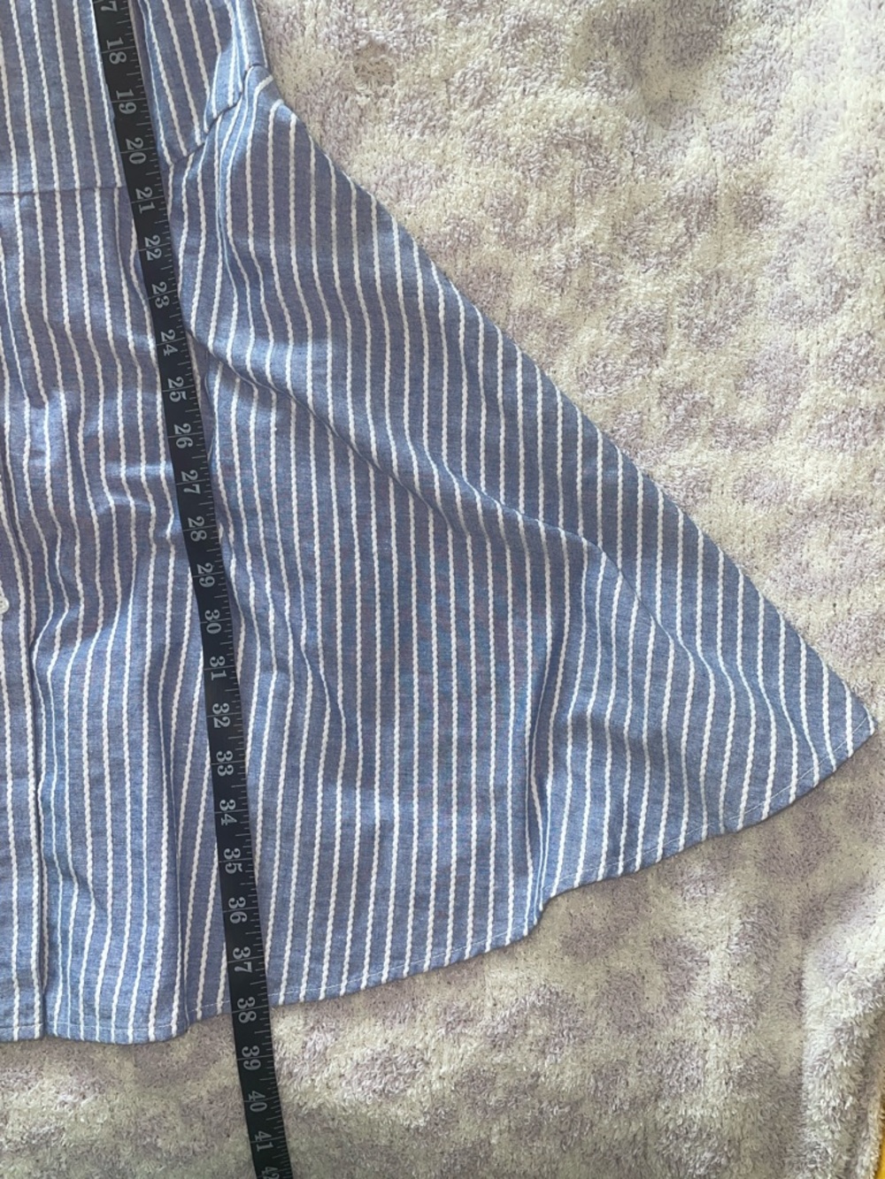 1901 Stripe Belted Shirtdress Sz 4 Petite - Picture 10 of 16